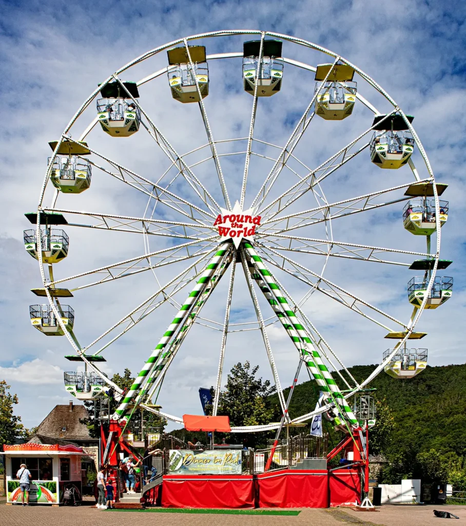 Das Rad in ganzer Pracht